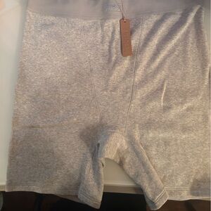 SKIMS Women's Boxer Shorts in Heather Gray
